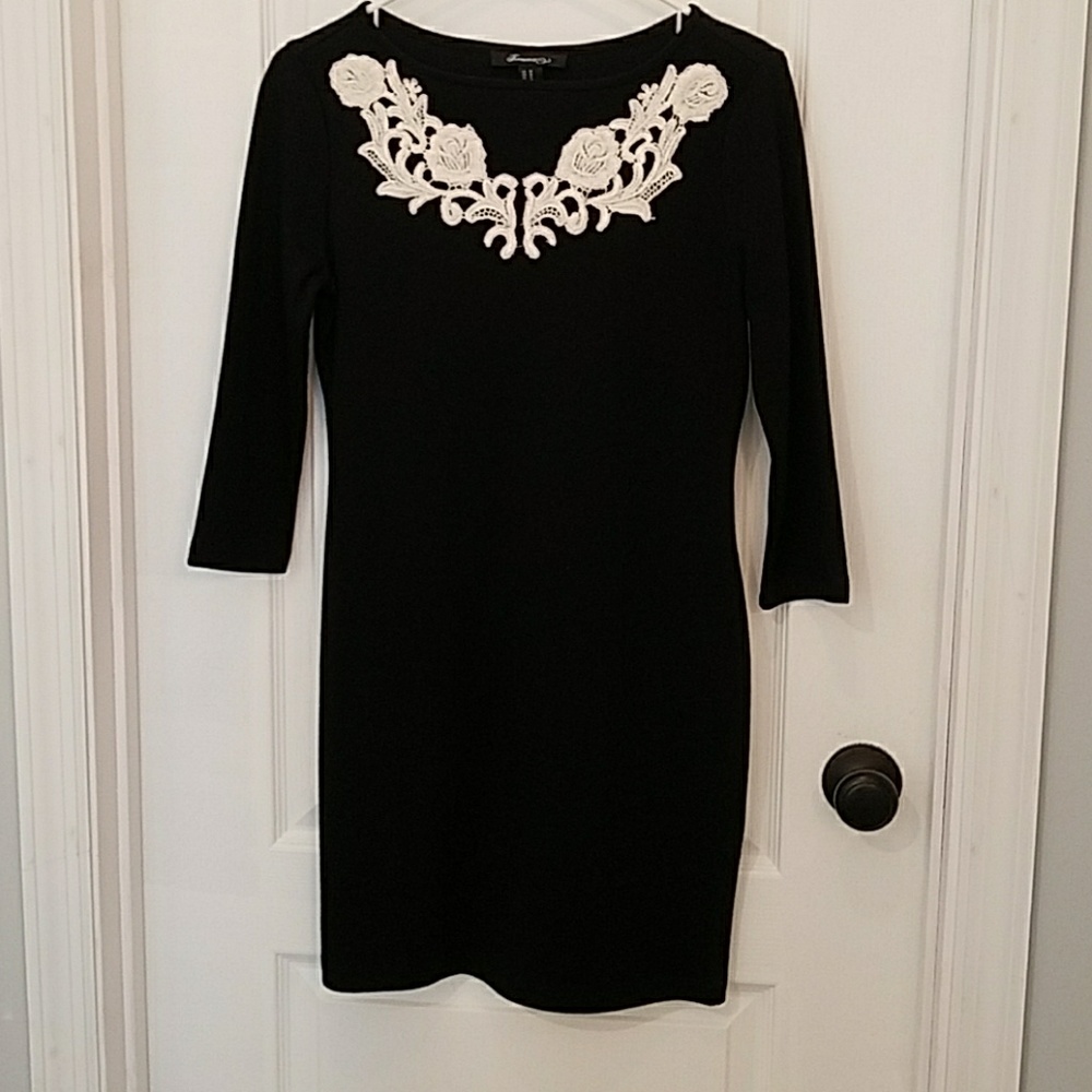 Forever 21 Black with neck detail dress